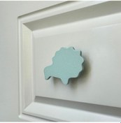 Resim Pomerol Mavi Aslan Dolap Kulpu - Çocuk Odası, Mutfak Ve Banyo İçin Modern, Şık Ve Dayanıklı Mobilya Kulp, Dh 