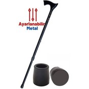Resim Transformacion Pongnas Siyah Yükseklik Ayarlanabilir Metal Baston 716392 