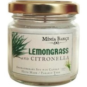 Resim Minia Bahçe Limonotu & Citronella Yağı Soya Mumu 75 G 