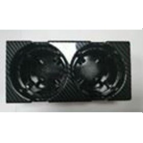 Resim Monreal 75543 Bardaklık Orta Konsol Karbon Fıber Siyah Bmw E46 98-03 51168217953 