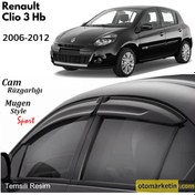 Resim Renault Clio 3 Hb Mugen Cam Rüzgarlığı 2006-2012 