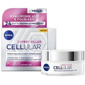 Resim Nivea Expert Filler Yoğun Yaşlanma Karşıtı Gündüz Bakım Kremi 50ml 