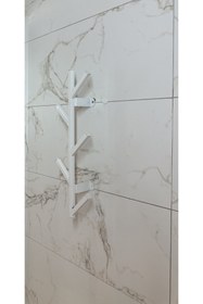 Resim lyla concept Fidan Metal Antre Çanta ,banyo Bornoz Ve Havlu Askılık (5 ASKILI- 50CM) 