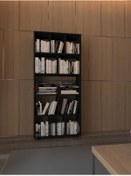 Resim BGR MOBİLYA Antrasit Dekorasyon Kitaplık 