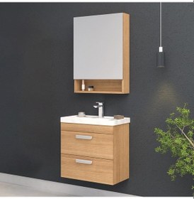 Resim Orka Nova 60 Cm Mdf Morgana Kiraz Banyo Dolabı Takımı Çok Renkli 