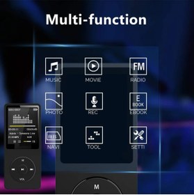 Resim Dynego Bluetooth Mp3 Mp4 Player Çalar Ses Kayıt Ve Hoparlör Fm Radyolu Şarjlı Dahili 8gb 
