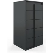 Resim Venge Şifonyer 5 Çekmeceli - Antrasit 