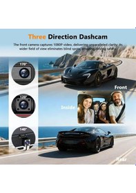 Resim Inox-x604 Wifi 3 Kameralı Araç Kamerası 