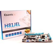 Resim Esonic H81JEL Intel H81 1600 MHz DDR3 Soket 1150 mATX Anakart 