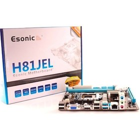 Resim Esonic H81JEL Intel H81 1600 MHz DDR3 Soket 1150 mATX Anakart 