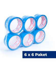 Resim Nuga 45 mm x 40 mt Mavi Koli Bandı 36 Adet 