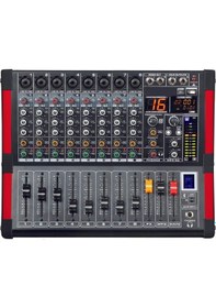 Resim Dj Pro Mx-8 8 Kanallı 99 Dsp Efektli 2x350 Watt Power Mikser 
