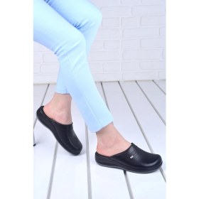 Resim Ceyo 9844-1 Sabo Hastane Iş Kadın Terlik Siyah 