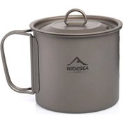 Resim Wezone Kamp Titan Çelik Katlanır Kulplu Seyahat Bardağı - Hafif, Dayanıklı Ve Ateşe Dayanıklı 375ml Diğer 