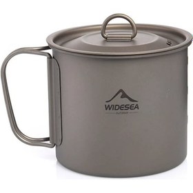 Resim Wezone Kamp Titan Çelik Katlanır Kulplu Seyahat Bardağı - Hafif, Dayanıklı Ve Ateşe Dayanıklı 375ml Diğer 