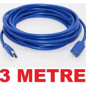 Resim Alfais 4627 Usb 3.0 Harddisk HDD Uzatma Uzatıcı Ekleme Kablosu 3 Metre 