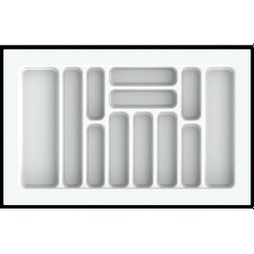 Resim Çekmece İçi Kaşıklık Ve Kepçelik Düzenleyici Beyaz 78x49 Cm 69x40 Cm Kadar Kesilebilir Beyaz 