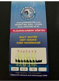 Resim Çapari İstavrit Çaparisi F.Yeşil 7,Li Uv Li İğne No: 10 3 Adet 