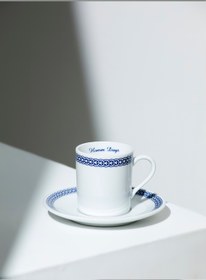 Resim Akkadian Turkish Coffee Cup - Navy 