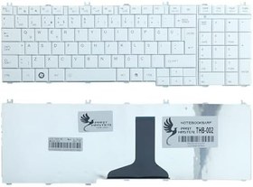 Resim Toshiba Satellite L655-19J, C660-1H0, C650-18J İle Uyumlu Klavye (Beyaz) 