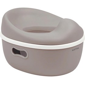 Resim Nattou Potty Care 3 in 1 Lazımlık- Oturak Ve Tuvalet Adaptörü Kahverengi 