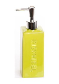 Resim Sabunluk Yeşil Lüks Porselen Siyah 