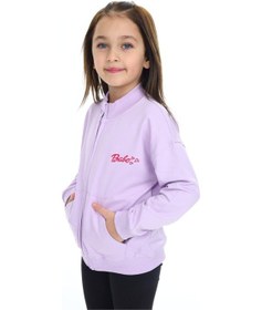 Resim Toontoy Kız Çocuk Baskılı Hırka Lila 