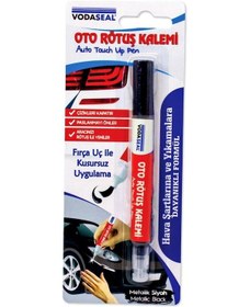 Resim Vodaseal Araç Oto Rötuş Çizik Kalemi Metalik Siyah Boya Kalemi 