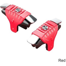 Resim Kırmızı-mobil Oyun Denetleyicisi Mini Pubg Gamepad Tetik Amaç Ateş Düğmesi L1r1 Shooter Mobil Joystick Tetik Iphon 