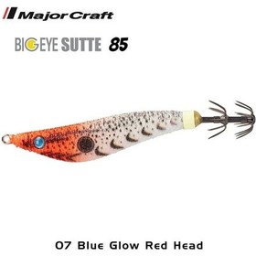 Resim Major Craft Çapari Kalamar Zokası BES-85 007 Blue Glow Red Head 