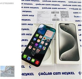 Resim Apple iPhone 15 Pro Max İkinci El TR | 256 GB | Beyaz 