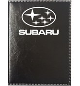 Resim promosyon denizi Subaru Logolu Siyah Ruhsat Kabı 