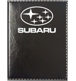 Resim promosyon denizi Subaru Logolu Siyah Ruhsat Kabı 