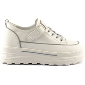 Resim Guja Kadın Kalın Taban Hakiki Deri Sneaker 