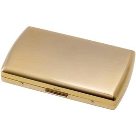 Resim Pearl Japan Venus Metal Kısa Sigara Tabakası Satin Gold 12li 