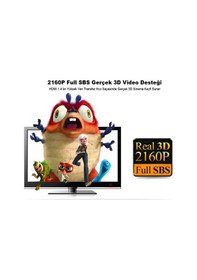 Resim 4K Hdmi Kablo 1.8 Metre 3D Ultra Hd Altın Uçlu Lcd Ps4 Xbox 360 