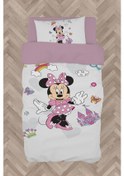 Resim Mekta Home Bebek Ve Çocuk Odası Minnie Mause Küçük Figür Desenli Nevresim Takımı 