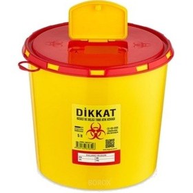 Resim Umbex Plus-12 Lt Tıbbi Atık Kovası Enfekte Kovası 10 Adet 