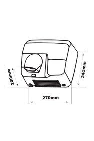 Resim Palex Fotoselli El Kurutma Makinesı 2500W Paslanmaz Çelik Gövde-Trentyol 