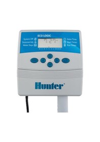 Resim Hunter Eco-logic 6 İstasyonlu, İç Mekan, 24v Ac. Elektrikli Sulama Kontrol Ünitesi 