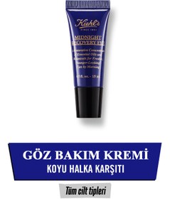 Resim Kiehl's Midnight Recovery Yorgunluk ve Koyu Halka Karşıtı Gece Göz Kremi 15 ml 