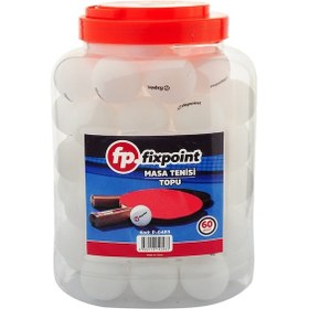 Resim Fixpoint Tranier Masa Tenisi Topu Beyaz 60 Adet 