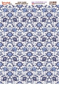 Resim Pirinç Dekopaj Kağıdı 30x42cm Pt-2918 Etnik Desenler 