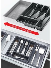 Resim Uzayabilen Pratik Çekmece İçi Kaşıklık Çekmece Düzenleyici 