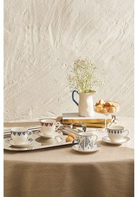 Resim Emsan Estrella New Bone 6 Kişilik Kahve Fincan Takımı 90 ML Lacivert 