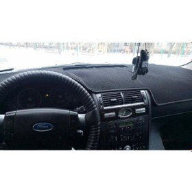 Resim Ford Mondeo 3 Modellerine Uygun Torpido Koruma Halısı Siyah Kenar Renk Siyah 