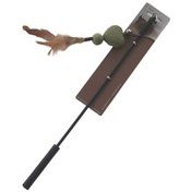 Resim Eastland Catnipli Kalpli Kedi Oltası Tüylü 50 Cm 