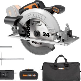 Resim Worx WX520 20V 4.0AH Li-On Kömürsüz Profesyonel Daire Testere 