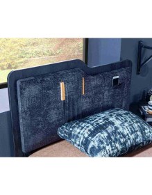 Resim Bubu Home Dark Kapaklı Genç Odası Takımı ( 4 Kapaklı dolap + Çamaşırlık + Çalışma masası ve Karyola ) 