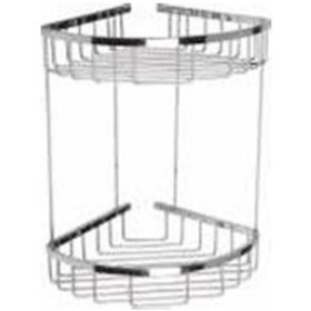 Resim Maxıflow Oval Köşe Rafı Süngerlik Lamalı Kutulu - 304 Pirinç - İki Katlı 19x19cm 13513 